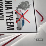 Tablica Informacyjna 'Zakaz Parkowania Tyłem do Budynku' - obrazek 5