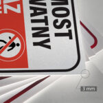 Tablica Ostrzegawcza Pomost Prywatny – Zakaz Wstępu - obrazek 3