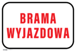 Tablica Informacyjna 'Brama Wyjazdowa' - obrazek 3