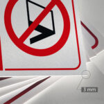 Tabliczka ZAKAZ BIWAKOWANIA - obrazek 3