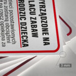 Tablica Informacyjna 'Odpowiedzialność Rodzica na Placu Zabaw' - obrazek 3