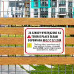 Tablica Informacyjna 'Odpowiedzialność Rodzica na Placu Zabaw' - obrazek 4