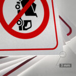 Tabliczka ZAKAZ WYSYPYWANIA GRUZU ŚMIECI - obrazek 3