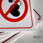 Tabliczka ZAKAZ PRZEBYWANIA Z ROZRUSZNIKIEM SERCA - obrazek 2