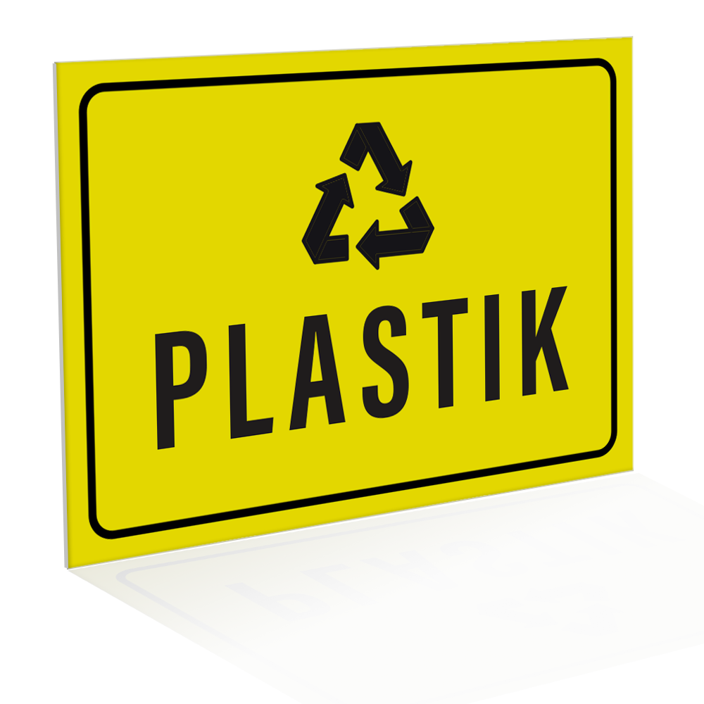dee69ef254d89a53792617d4787890f8.png Tabliczka Recykling - Plastik - obrazek 1